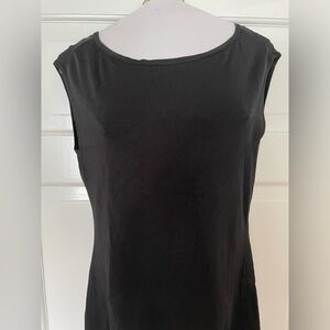 White House Black Market - Black sleeveless lightweight sweater. Size M